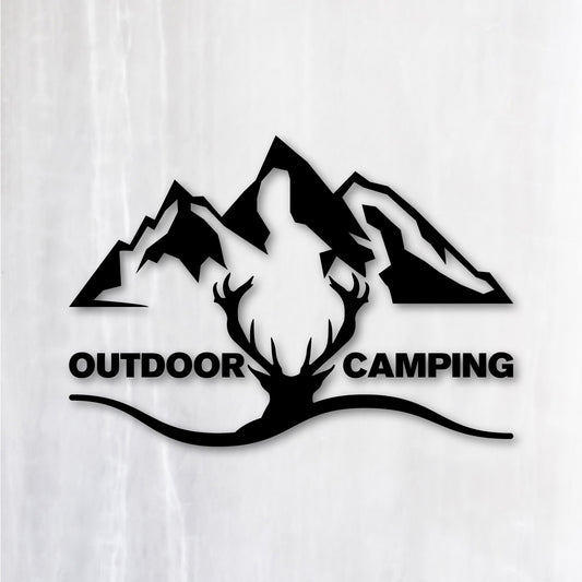 アウトドア キャンピング《OUTDOOR CAMPING》カッティングステッカー