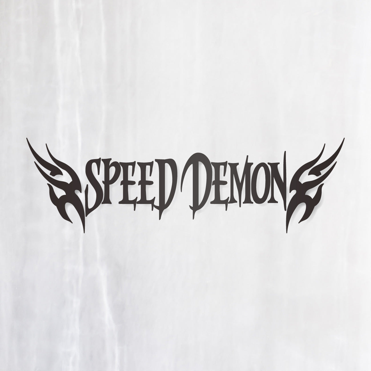 スピードデーモン カッティングステッカー《SPEED DEMON》（超防水・防 