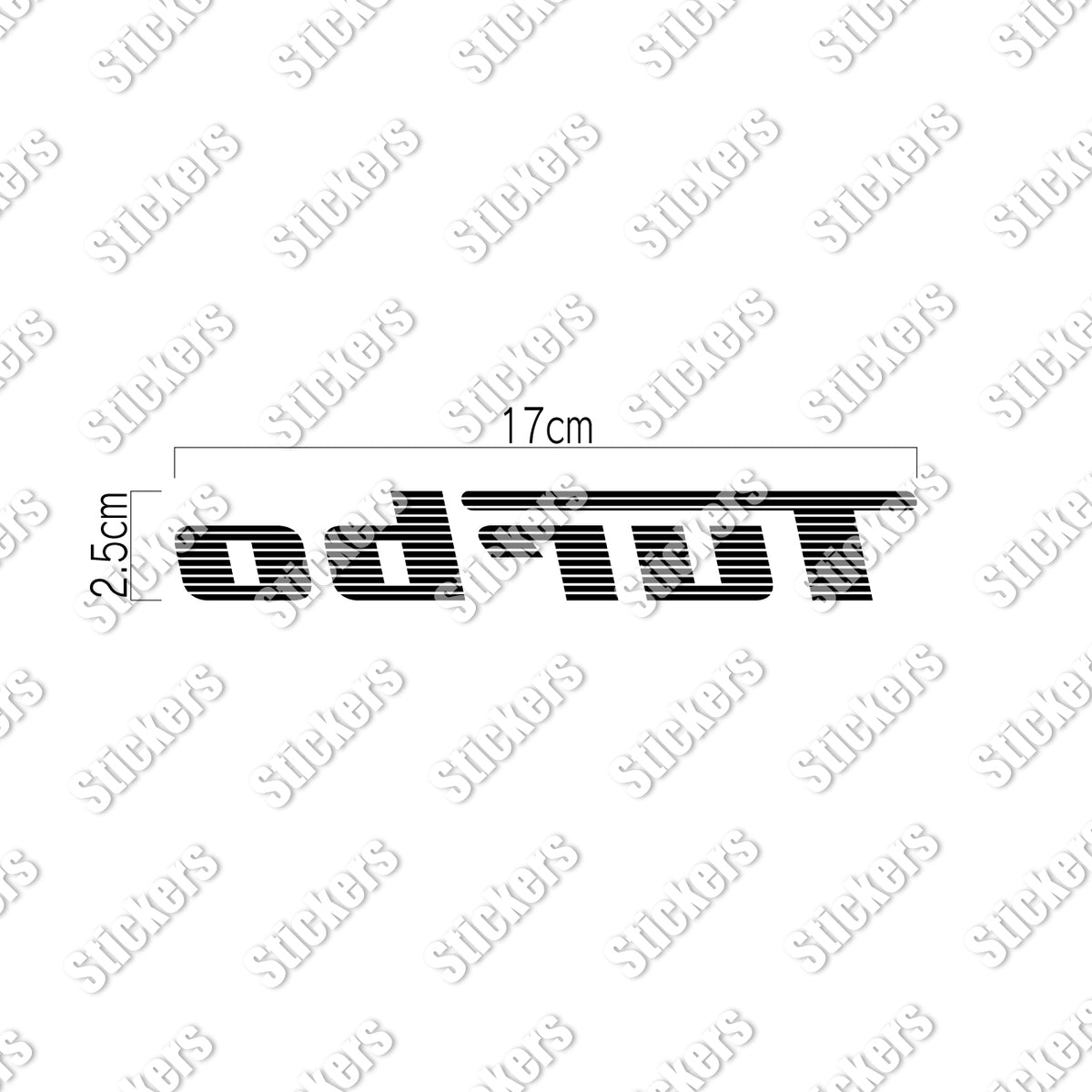 反転 Turbo / 4x4 OFF ROAD カッティングステッカー