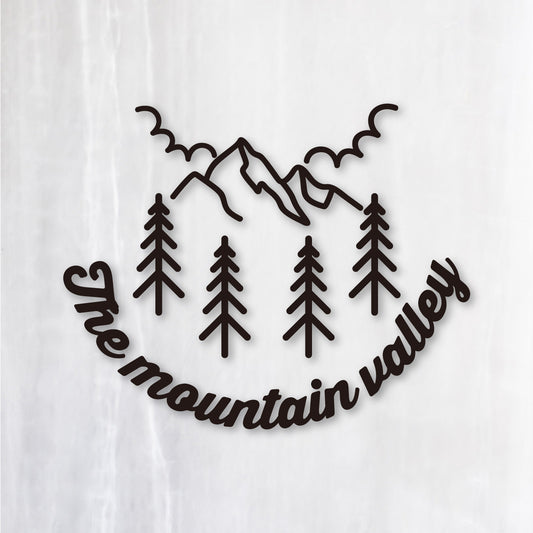 マウンテンバレー《The mountain valley》カッティングステッカー