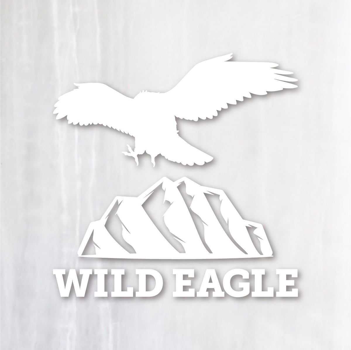 ワイルドイーグル《Wild Eagle》カッティングステッカー ホワイト