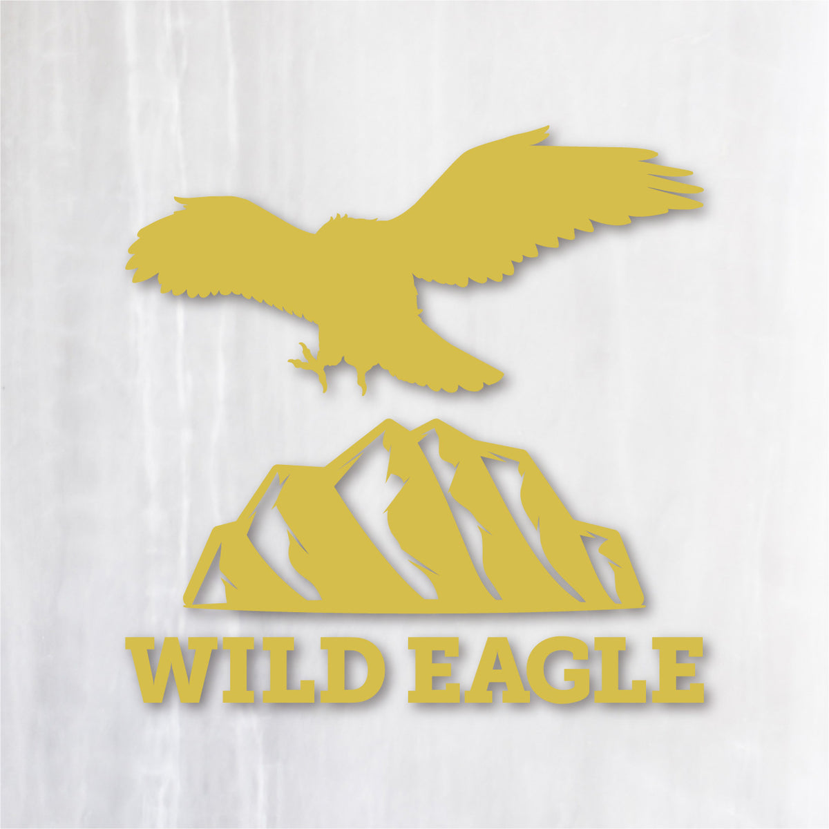ワイルドイーグル《Wild Eagle》カッティングステッカー キャメル