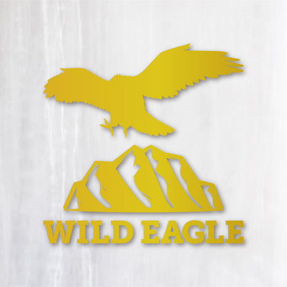 ワイルドイーグル《Wild Eagle》カッティングステッカー ゴールド