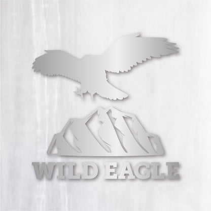ワイルドイーグル《Wild Eagle》カッティングステッカー シルバー