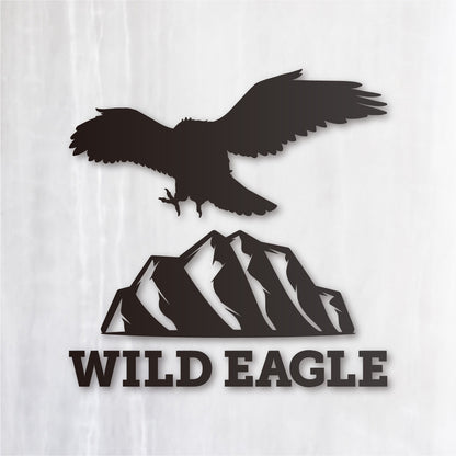 ワイルドイーグル《Wild Eagle》カッティングステッカー つや消しブラック