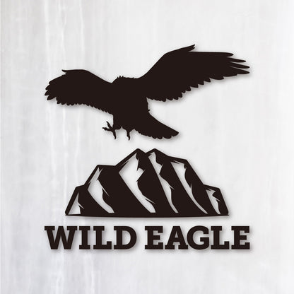 ワイルドイーグル《Wild Eagle》カッティングステッカー ブラック