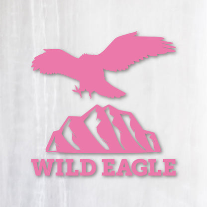 ワイルドイーグル《Wild Eagle》カッティングステッカー ピンク