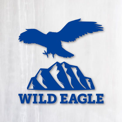 ワイルドイーグル《Wild Eagle》カッティングステッカー ブルー