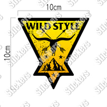 画像をギャラリービューアに読み込む, ワイルドスタイル シールステッカー《WILD STYLE》（超防水・防滴 UVカット 屋外使用可 /S216）

