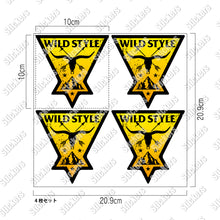 画像をギャラリービューアに読み込む, ワイルドスタイル シールステッカー《WILD STYLE》（超防水・防滴 UVカット 屋外使用可 /S216）
