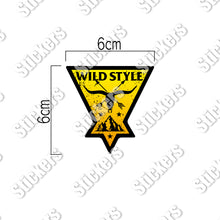 画像をギャラリービューアに読み込む, ワイルドスタイル シールステッカー《WILD STYLE》（超防水・防滴 UVカット 屋外使用可 /S216）
