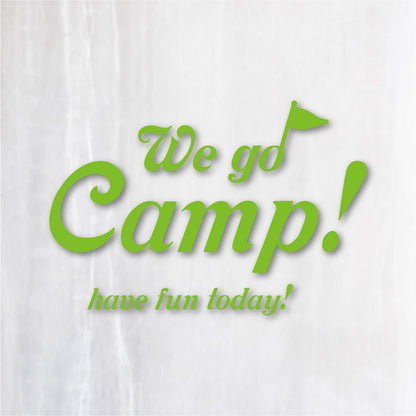 We go Camp! カッティングステッカー マスカット