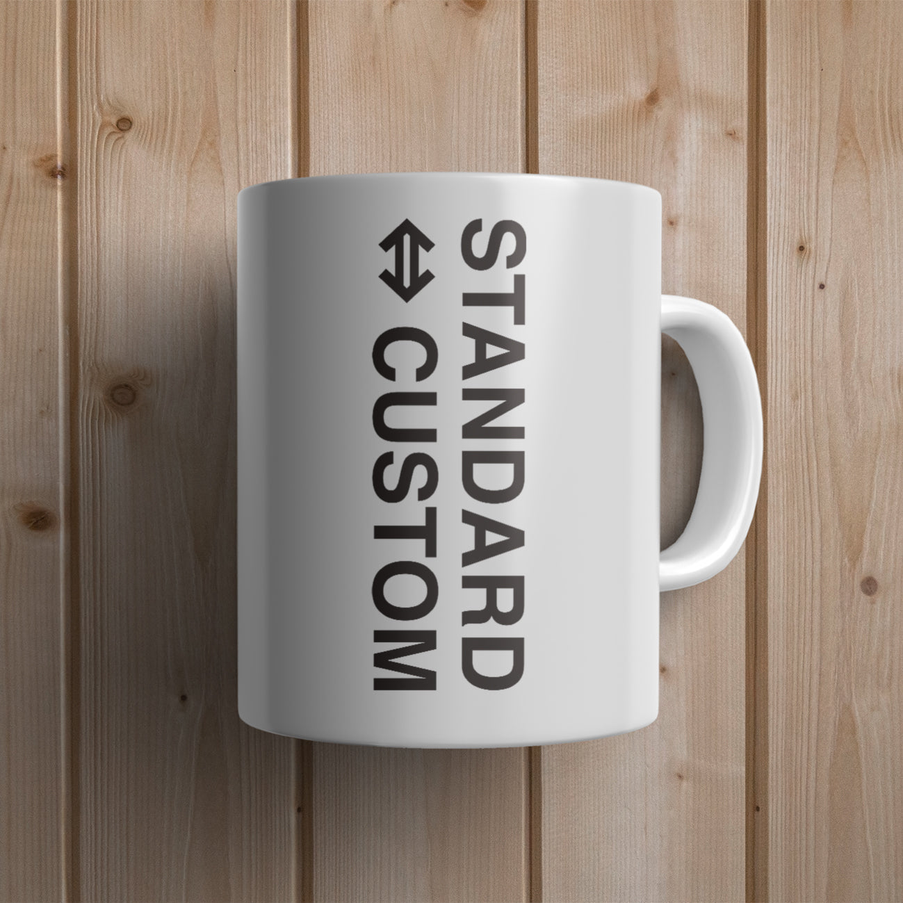 スタンダード⇔カスタム カッティングステッカー《STANDARD⇔CUSTOM