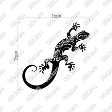 画像をギャラリービューアに読み込む, Tribal Lizardトライバル リザード｜カッティングステッカー 超防水・防滴 UVカット 屋外使用可 /C005
