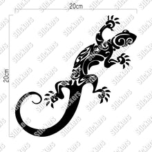 画像をギャラリービューアに読み込む, Tribal Lizardトライバル リザード｜カッティングステッカー 超防水・防滴 UVカット 屋外使用可 /C005
