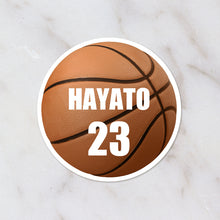 画像をギャラリービューアに読み込む, スポーツボール シールステッカー（名入れOK 超防水・防滴 UVカット 屋外使用可 /S350）
