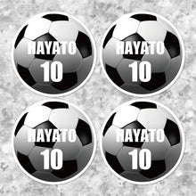 画像をギャラリービューアに読み込む, スポーツボール シールステッカー（名入れOK 超防水・防滴 UVカット 屋外使用可 /S350）
